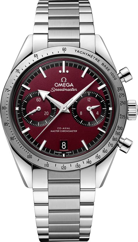 omega red dial speedmaster|Omega Speedmaster 1957 vintage.